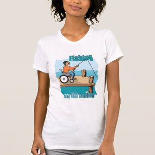 Handicap Wheelchair Fishing T-Shirt