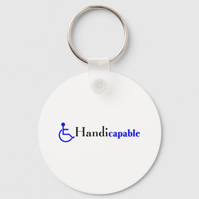 Handicapable (Wheelchair) Keychain (Front)