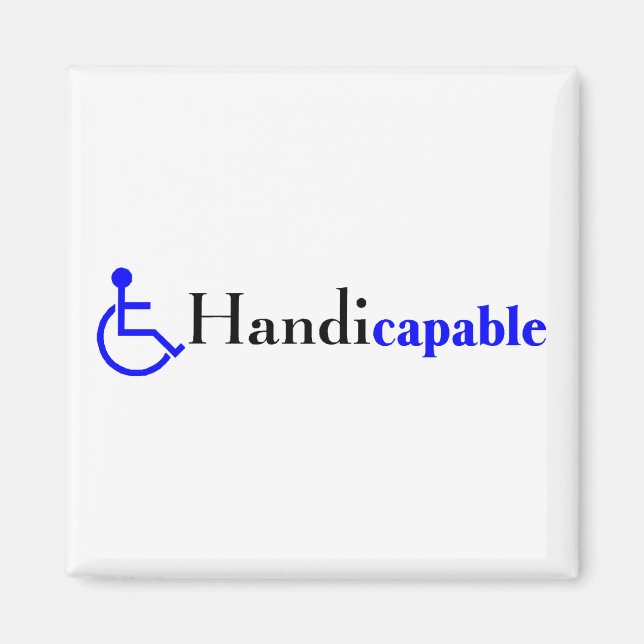 Handicapable (Wheelchair) Magnet (Front)