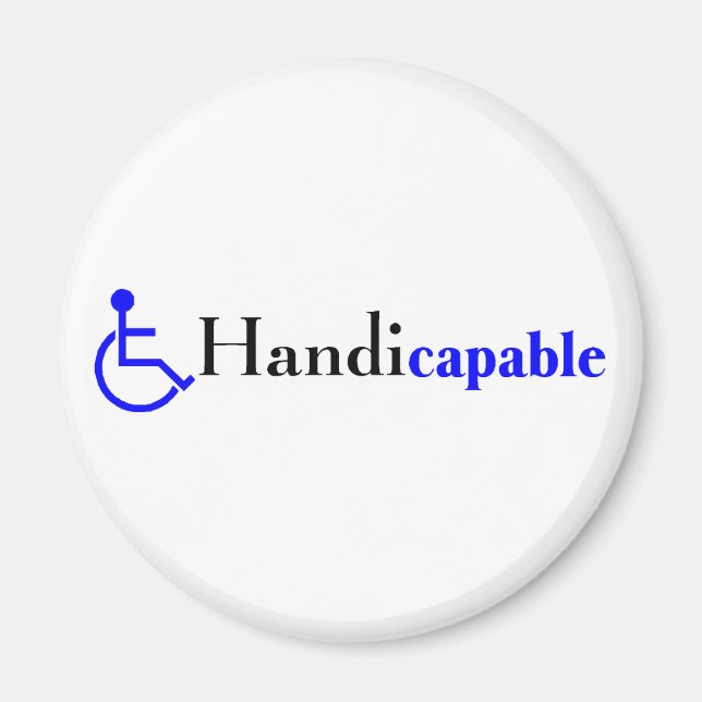 Handicapable (Wheelchair) Magnet (Front)