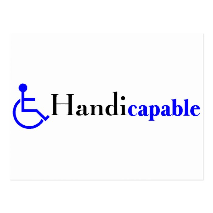 Handicapable (Wheelchair) Post Cards