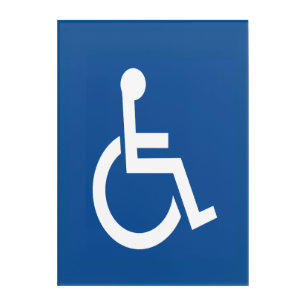 Handicapped Acrylic Print