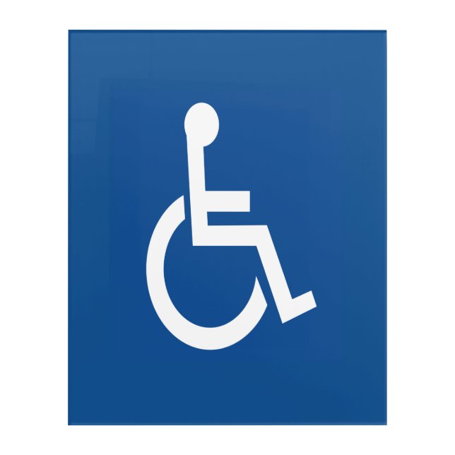 Handicapped Acrylic Print (Front)
