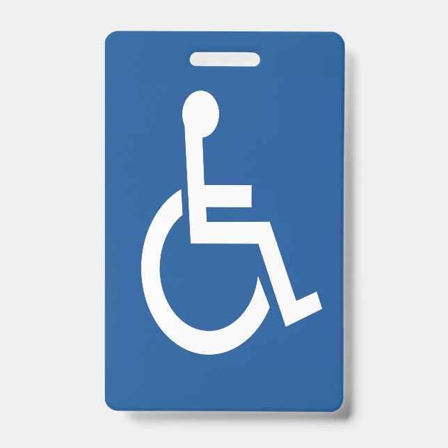 Handicapped Badge (Front)
