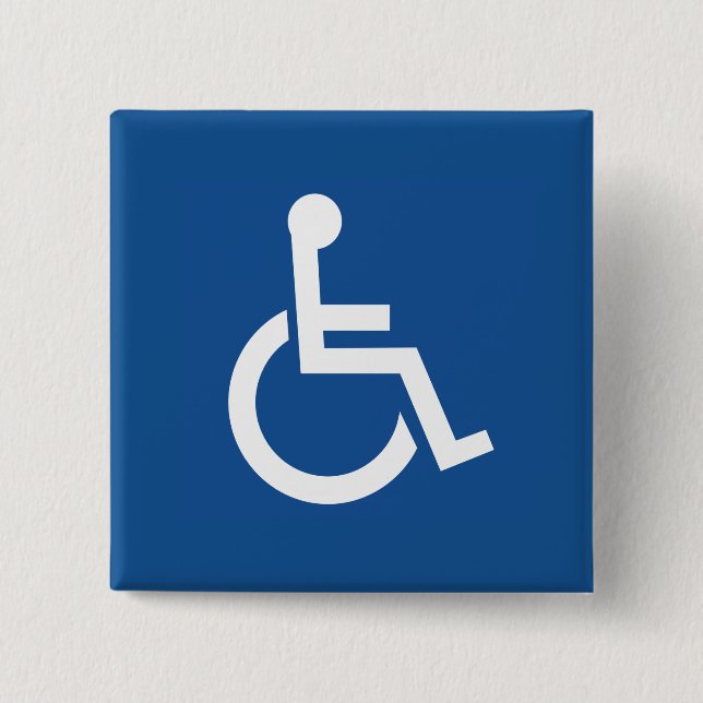 Handicapped Button (Front)