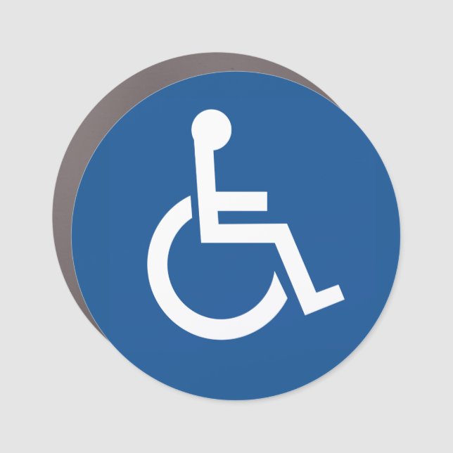 Handicapped Car Magnet (Front)