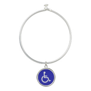 Handicapped Disabled Bangle Bracelet
