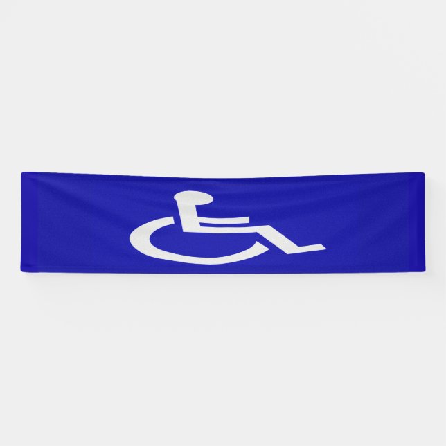 Handicapped Disabled Banner (Horizontal)