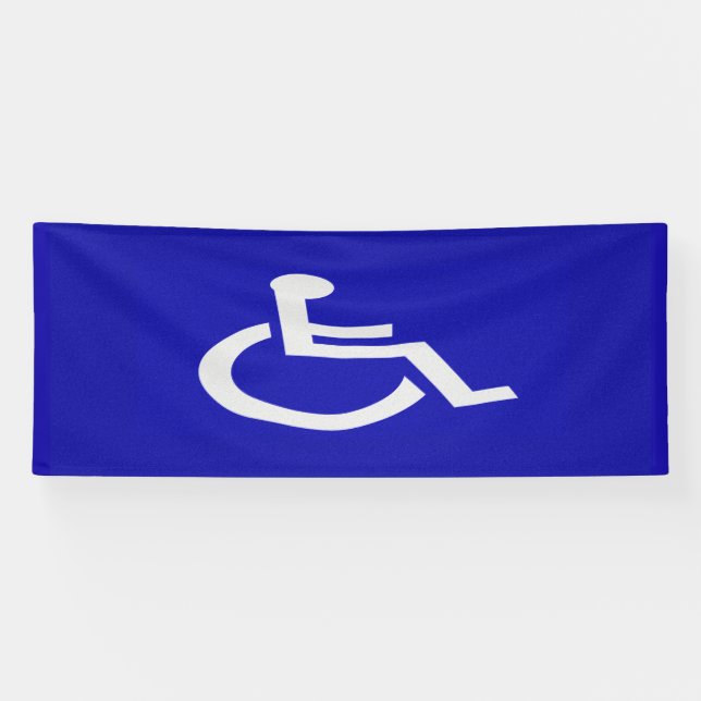 Handicapped Disabled Banner (Horizontal)