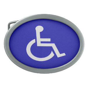 Handicapped Disabled Belt Buckle