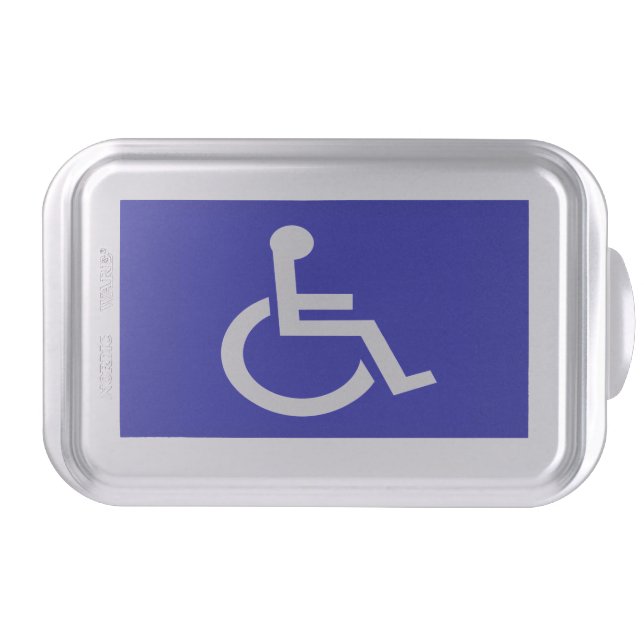 Handicapped Disabled Cake Pan (Front)
