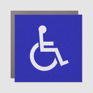 Handicapped Disabled Car Magnet