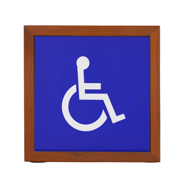 Handicapped Disabled Desk Organizer (Front)