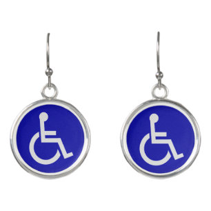 Handicapped Disabled Earrings