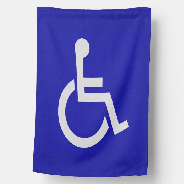 Handicapped Disabled House Flag (Front)