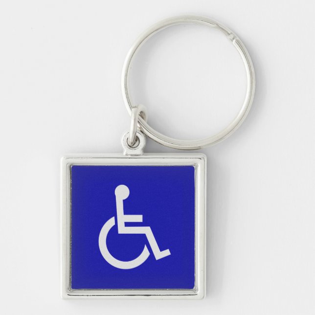 Handicapped Disabled Keychain (Front)