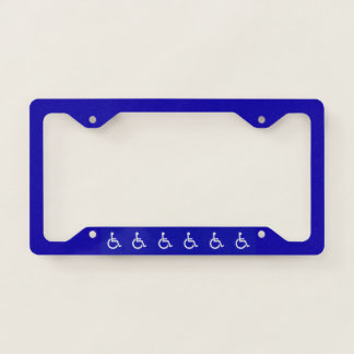 Handicapped Disabled License Plate Frame