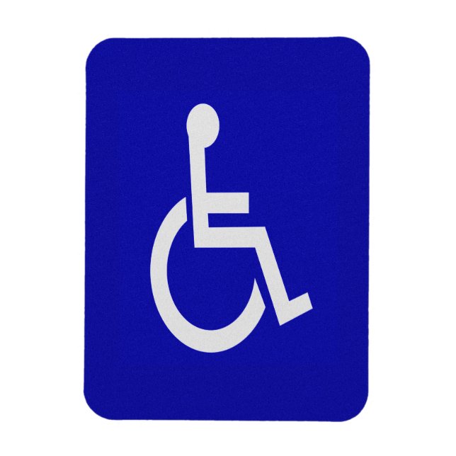 Handicapped Disabled Magnet (Vertical)