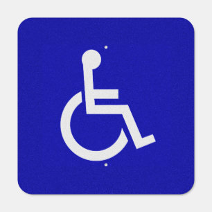 Handicapped Disabled Metal Sign