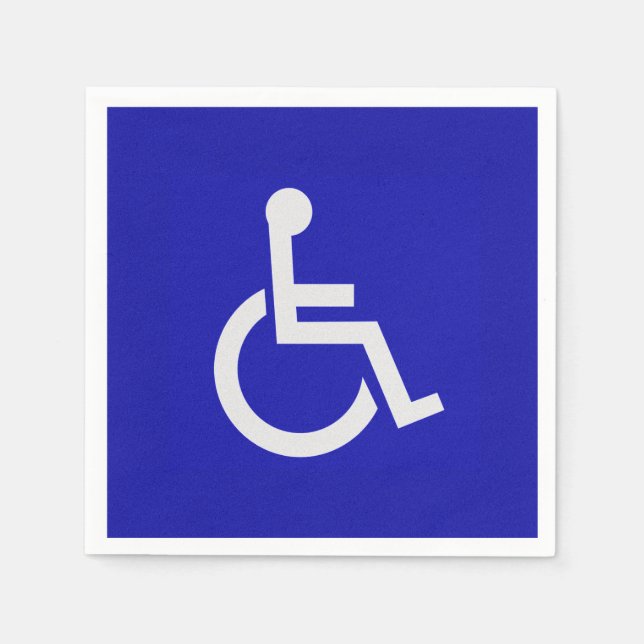 Handicapped Disabled Napkins (Front)