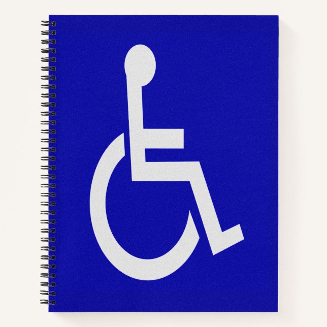 Handicapped Disabled Notebook (Front)