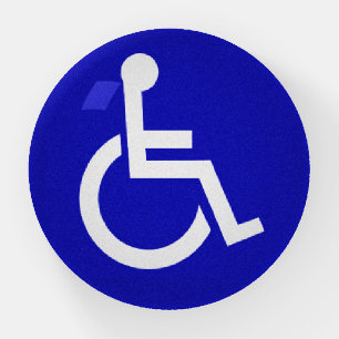 Handicapped Disabled Paperweight