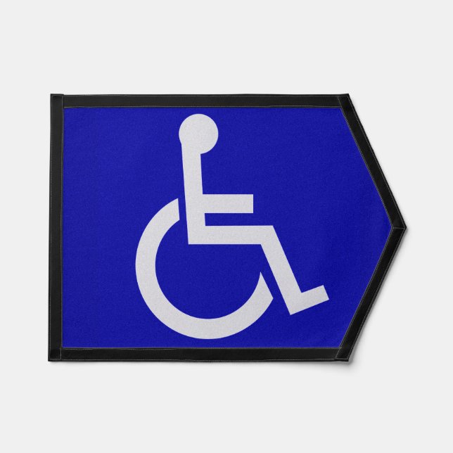 Handicapped Disabled Pennant (Front)