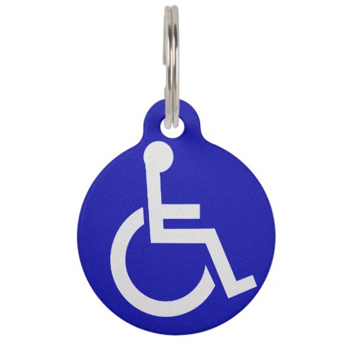 Handicapped Disabled Pet ID Tag