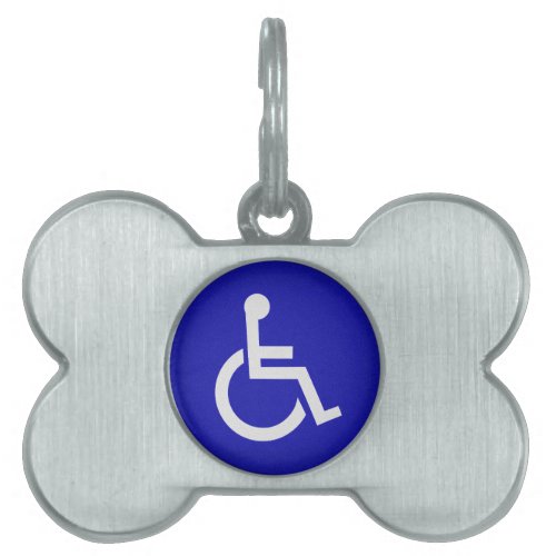 Handicapped Disabled Pet ID Tag