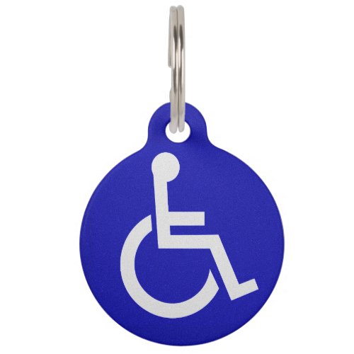 Handicapped Disabled Pet ID Tag