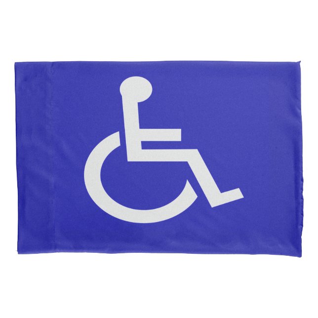 Handicapped Disabled Pillow Case (Front)