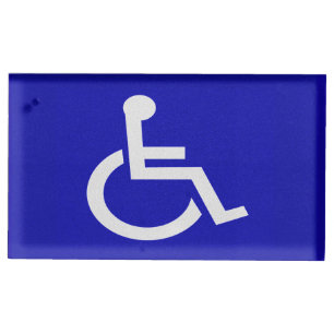 Handicapped Disabled Place Card Holder