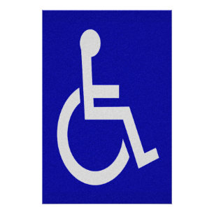 Handicapped Disabled Poster
