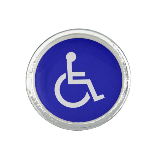 Handicapped Disabled Ring (Front)