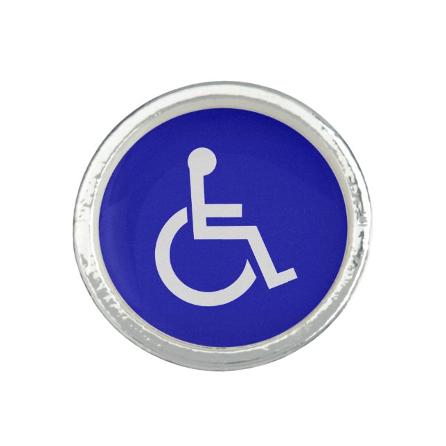 Handicapped Disabled Ring (Front)