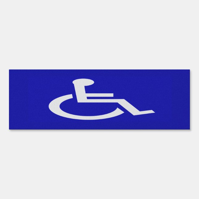 Handicapped Disabled Sign (Front)