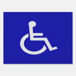Handicapped Disabled Sign