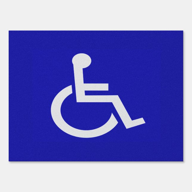 Handicapped Disabled Sign (Front)