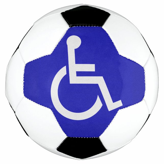 Handicapped Disabled Soccer Ball (Front)