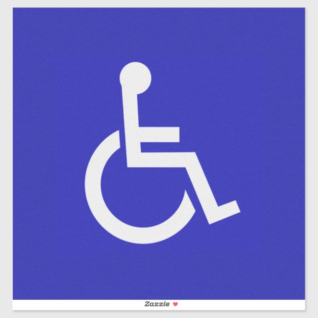 Handicapped Disabled Sticker (Sheet)