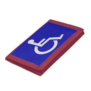 Handicapped Disabled Tri-fold Wallet