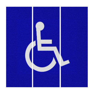 Handicapped Disabled Triptych