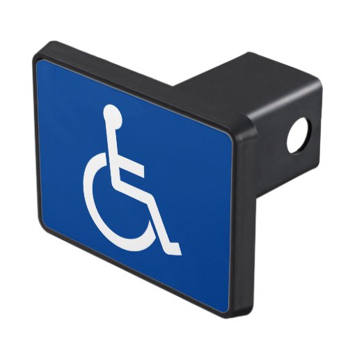 Handicapped disabled wheelchair icon hitch cover