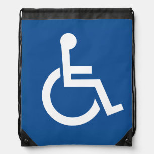 Handicapped Drawstring Bag