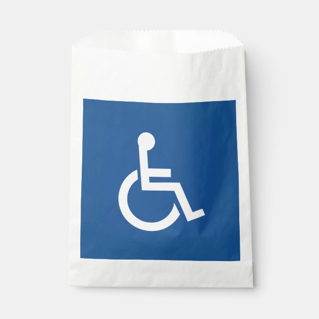 Handicapped Favor Bag (Front)