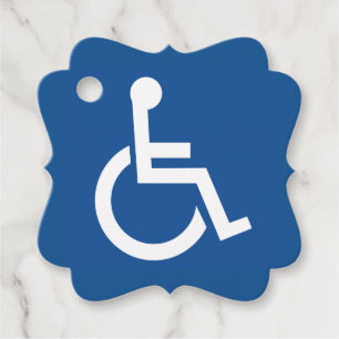 Handicapped Favor Tags