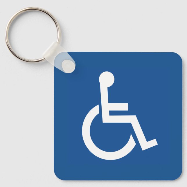Handicapped Keychain (Front)