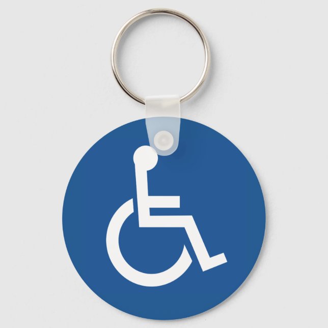 Handicapped Keychain (Front)