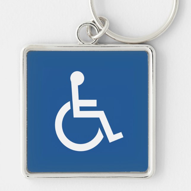 Handicapped Keychain (Front)