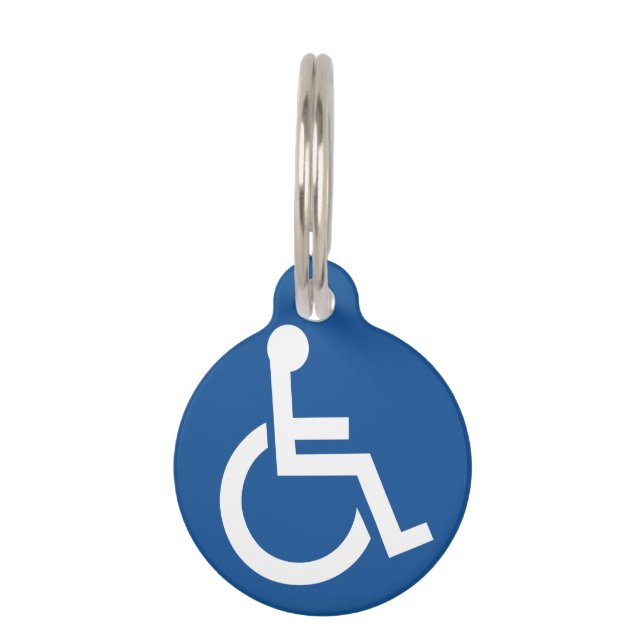 Handicapped Pet ID Tag (Front)